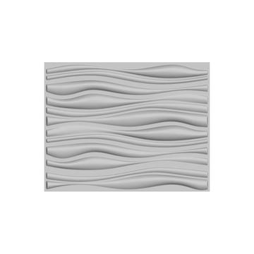 Pannello da parete 3D ONDIA da dipingere Confezione da 3 m² Lotto da 6 pezzi