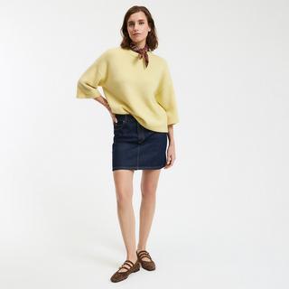 La Redoute Collections Gonna corta in denim  