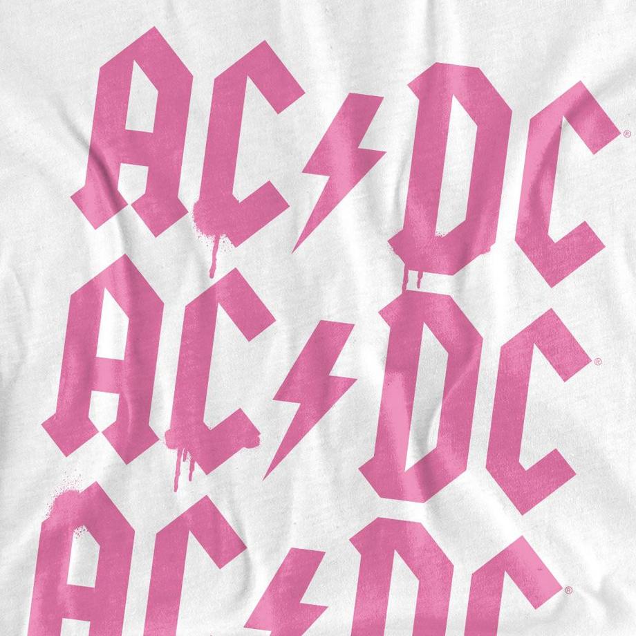AC/DC ACDC Logo Print T-Shirt  