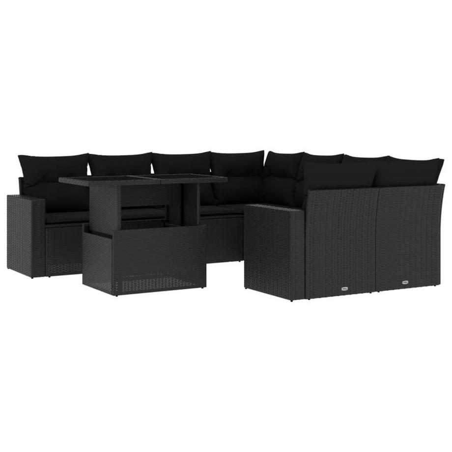 set divano da giardino Polirattan