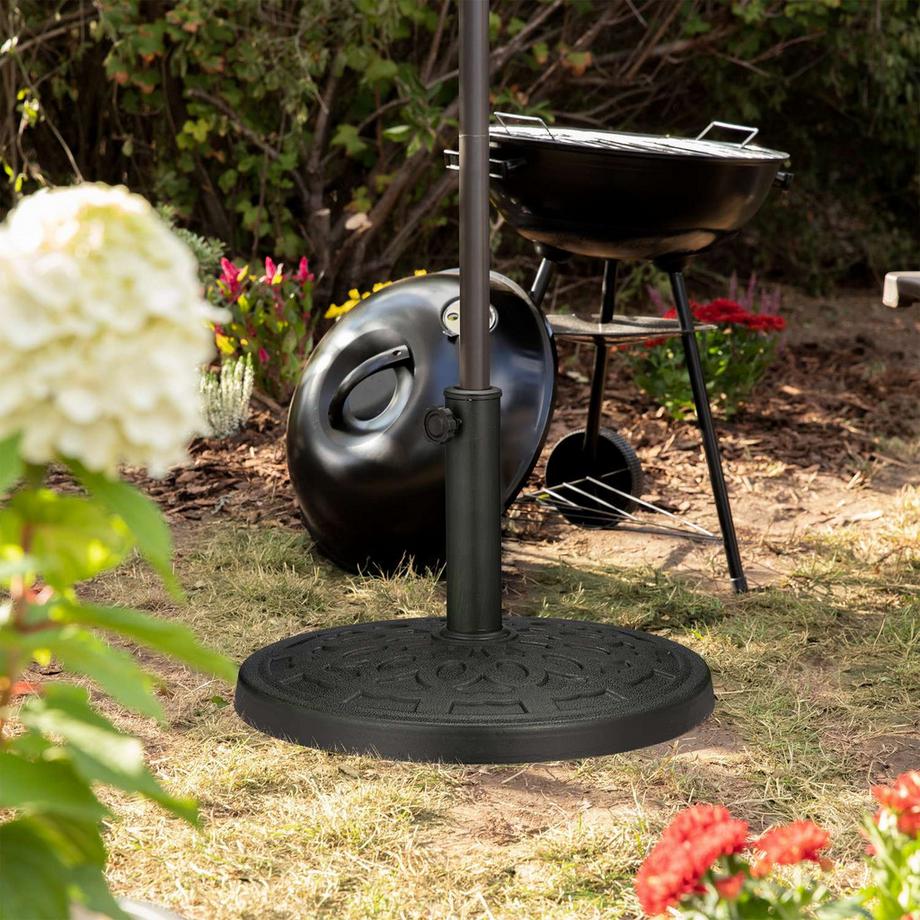 B2X Pied de parasol aspect fonte  