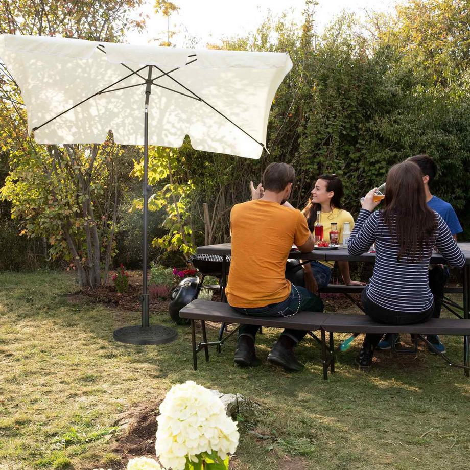 B2X Pied de parasol aspect fonte  