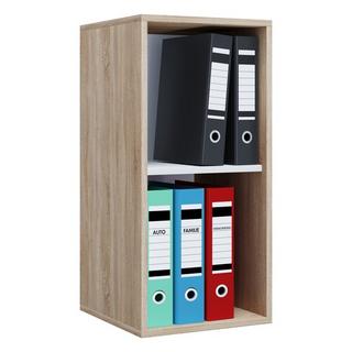 VCM Étagère à dossiers Étagère à livres Étagère sur pied Étagère de bureau Étagère à classeurs Armoire Lona l 2 compartiments  