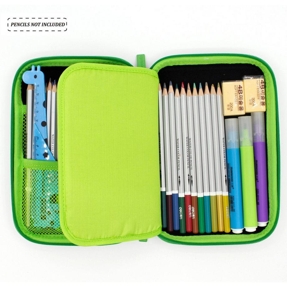 Only-bags.store  Großes Federmäppchen mit Fächern - Organizer für Schulsachen - individuell gestaltbarer Stifthalter für Kinder 