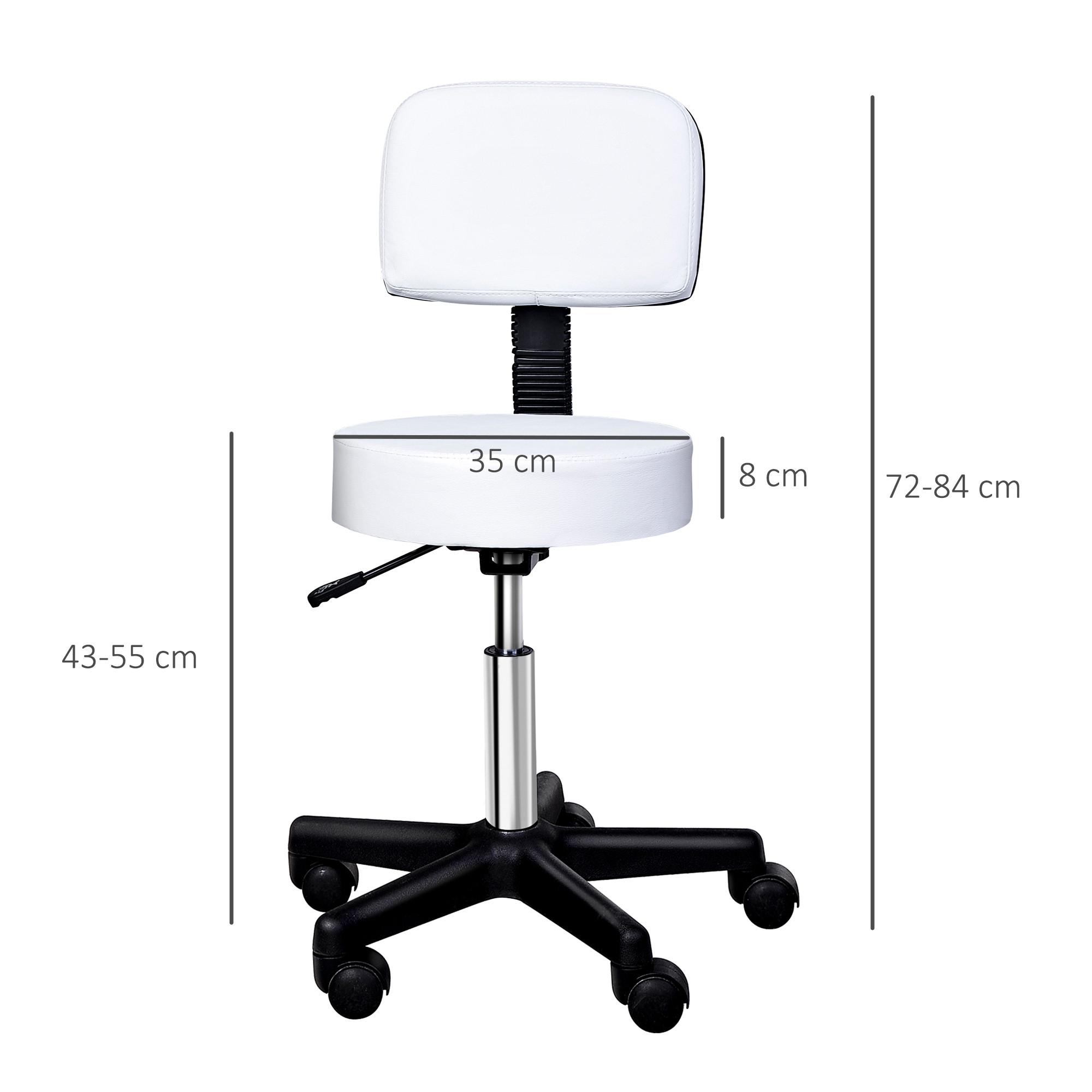 HOMCOM Tabouret de travail  