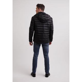 CASH-MERE.CH Daunenjacke mit Kapuze Kaschmirfutter  