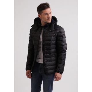 CASH-MERE.CH Daunenjacke mit Kapuze Kaschmirfutter  