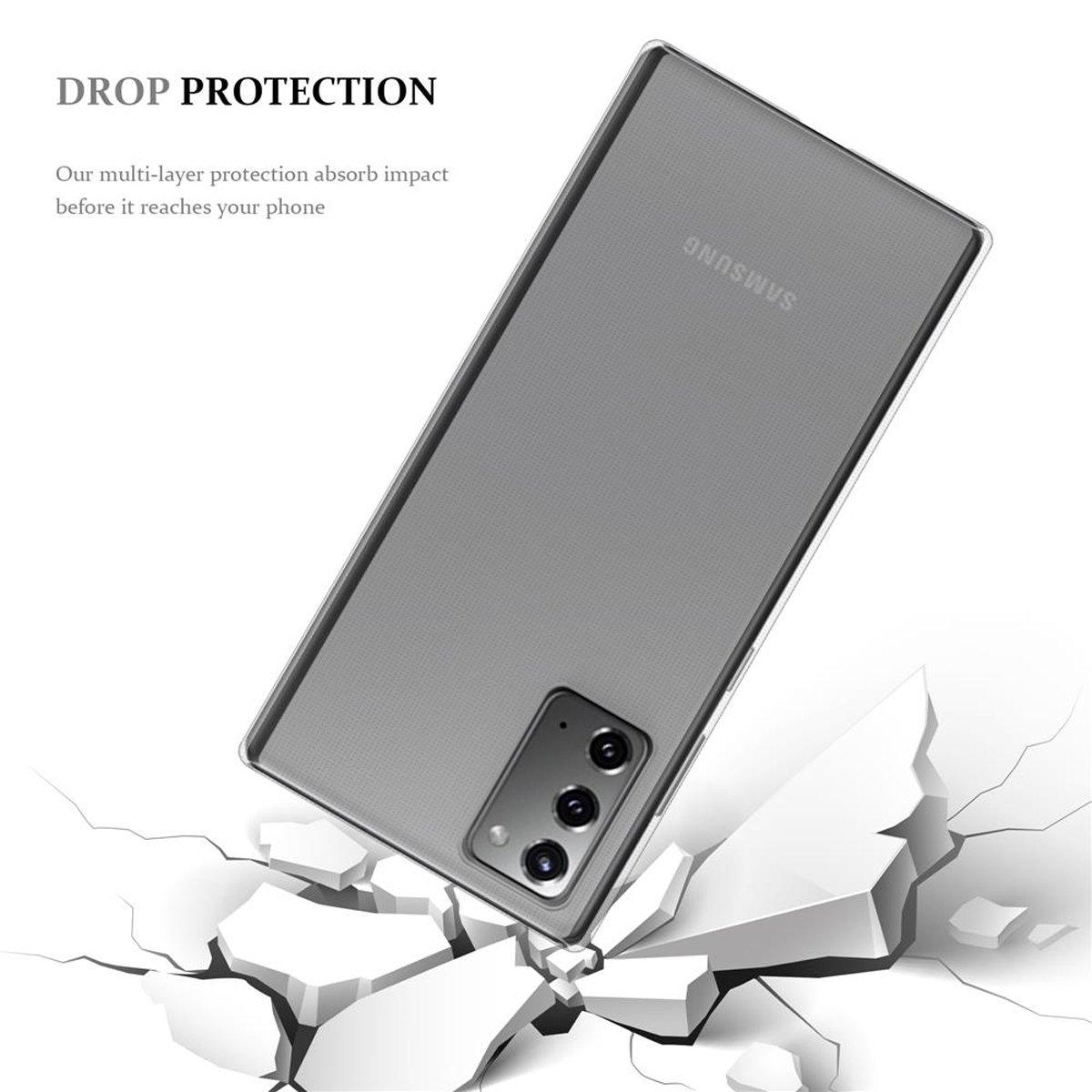 Cadorabo  Housse compatible avec Samsung Galaxy NOTE 20 - Coque de protection en silicone TPU flexible 