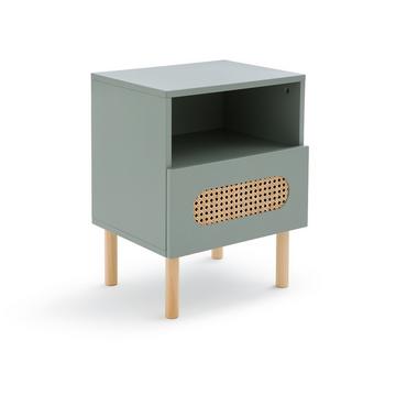 Chevet 1 tiroir cannage