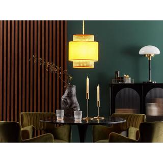 Beliani Hängelampe aus Stoff Modern BOERI  