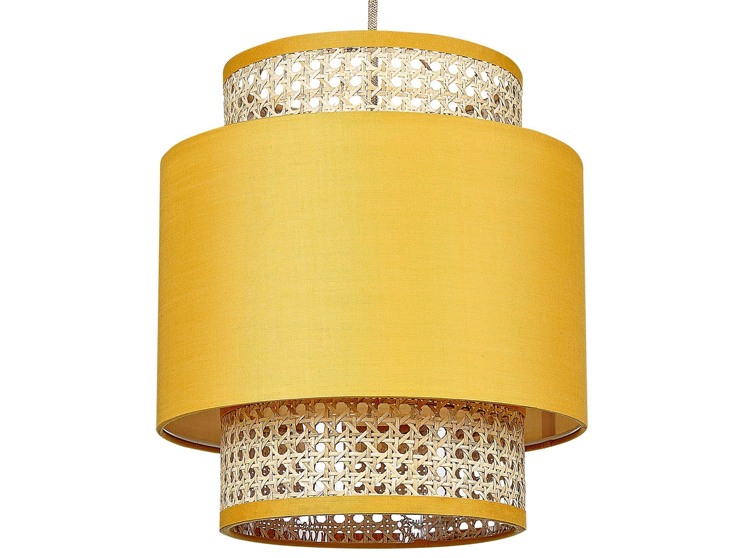 Beliani Lampe suspension en Polyester Moderne BOERI  