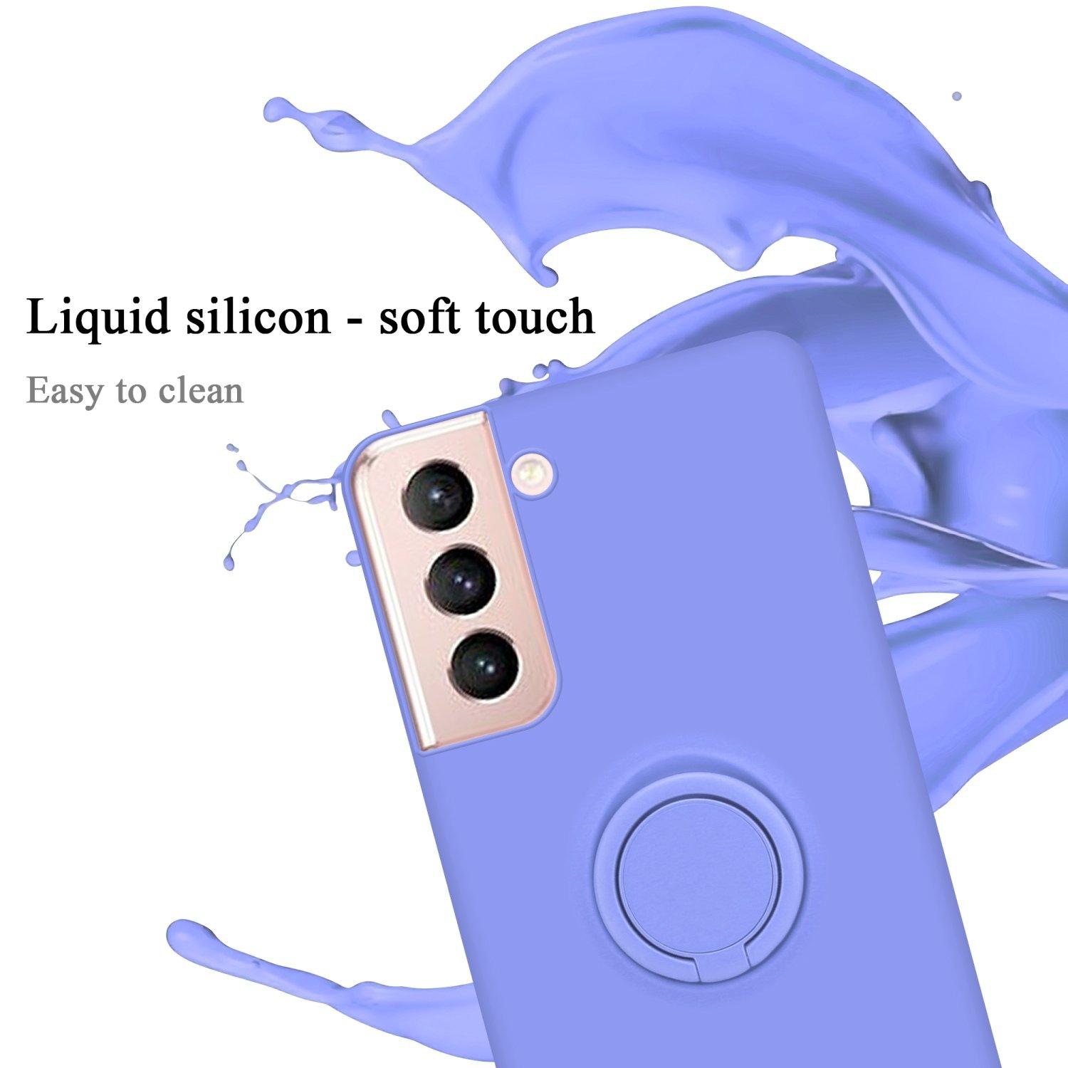 Cadorabo  Hülle für Samsung Galaxy S22 TPU Silikon mit Ring Liquid 