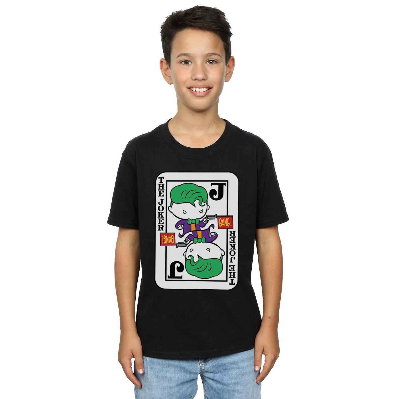 DC COMICS  Chibi Joker Playing Card TShirt 