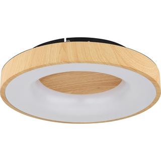 mutoni Plafonnier Jolli métal opale noir LED 40x40x10  