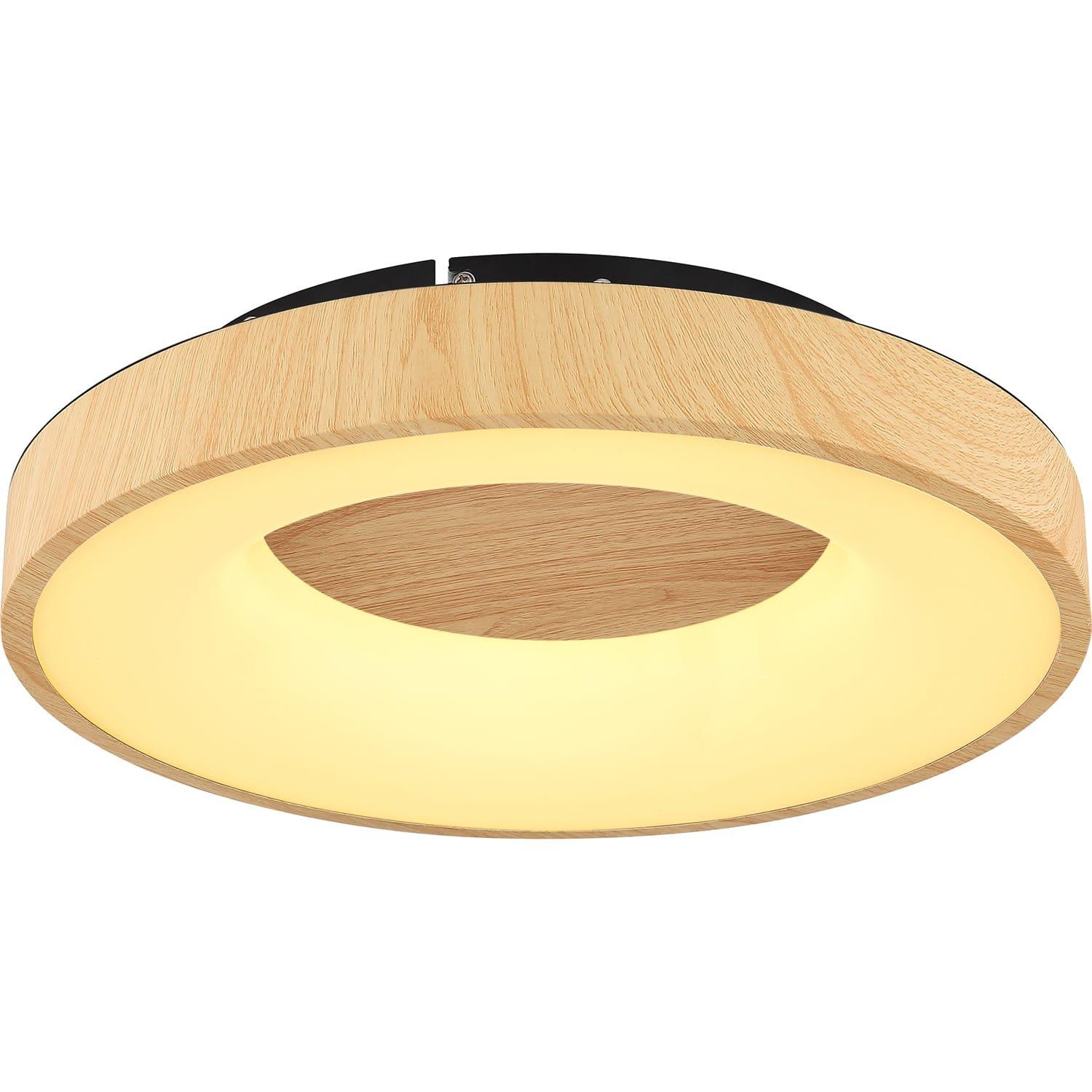 mutoni Plafonnier Jolli métal opale noir LED 40x40x10  