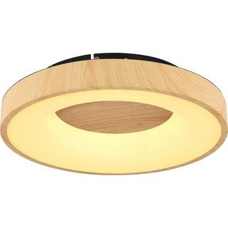 mutoni Plafonnier Jolli métal opale noir LED 40x40x10  