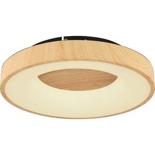 mutoni Plafonnier Jolli métal opale noir LED 40x40x10  