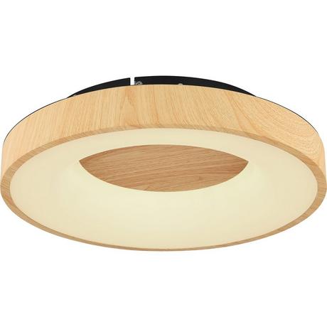 mutoni Plafonnier Jolli métal opale noir LED 40x40x10  