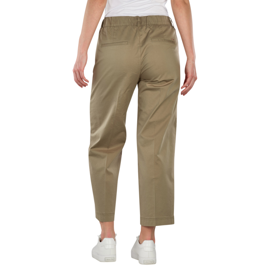 BRAX Maine S 5-Pocket Wide Leg Cropped Stretch Cotton Pantalon  