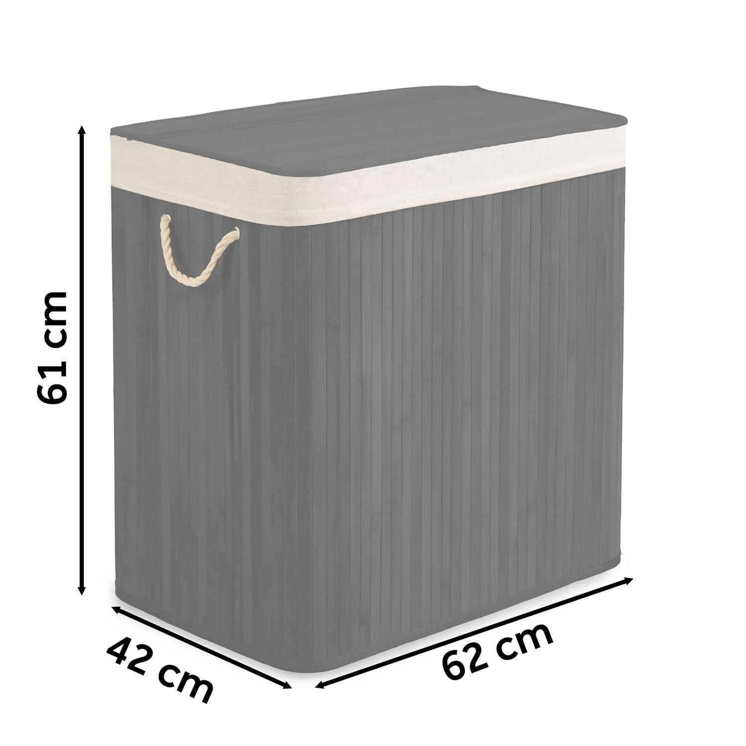 B2X Wäschekorb mit Deckel  