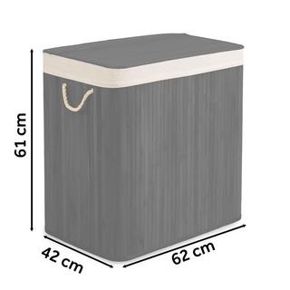 B2X Wäschekorb mit Deckel  