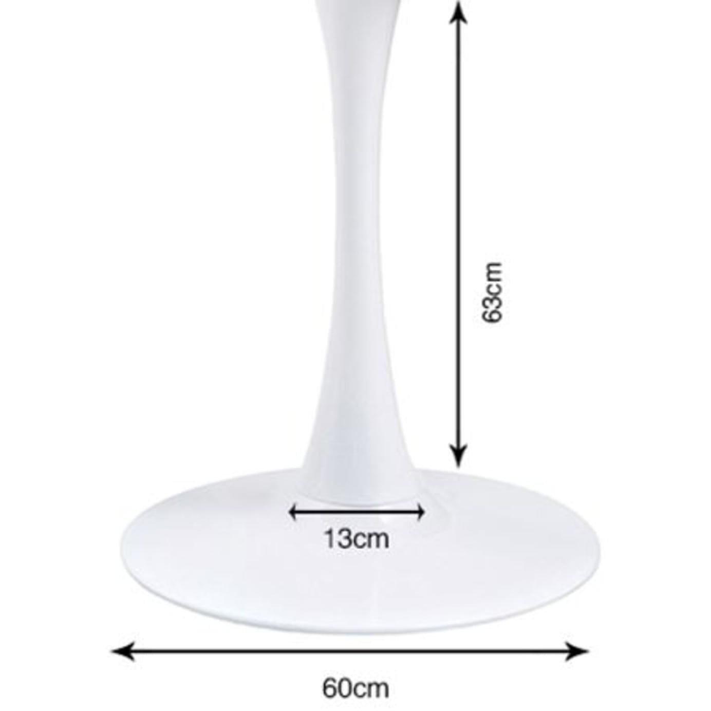 KARE Design Cadre de table Schickeria blanc rond 110  