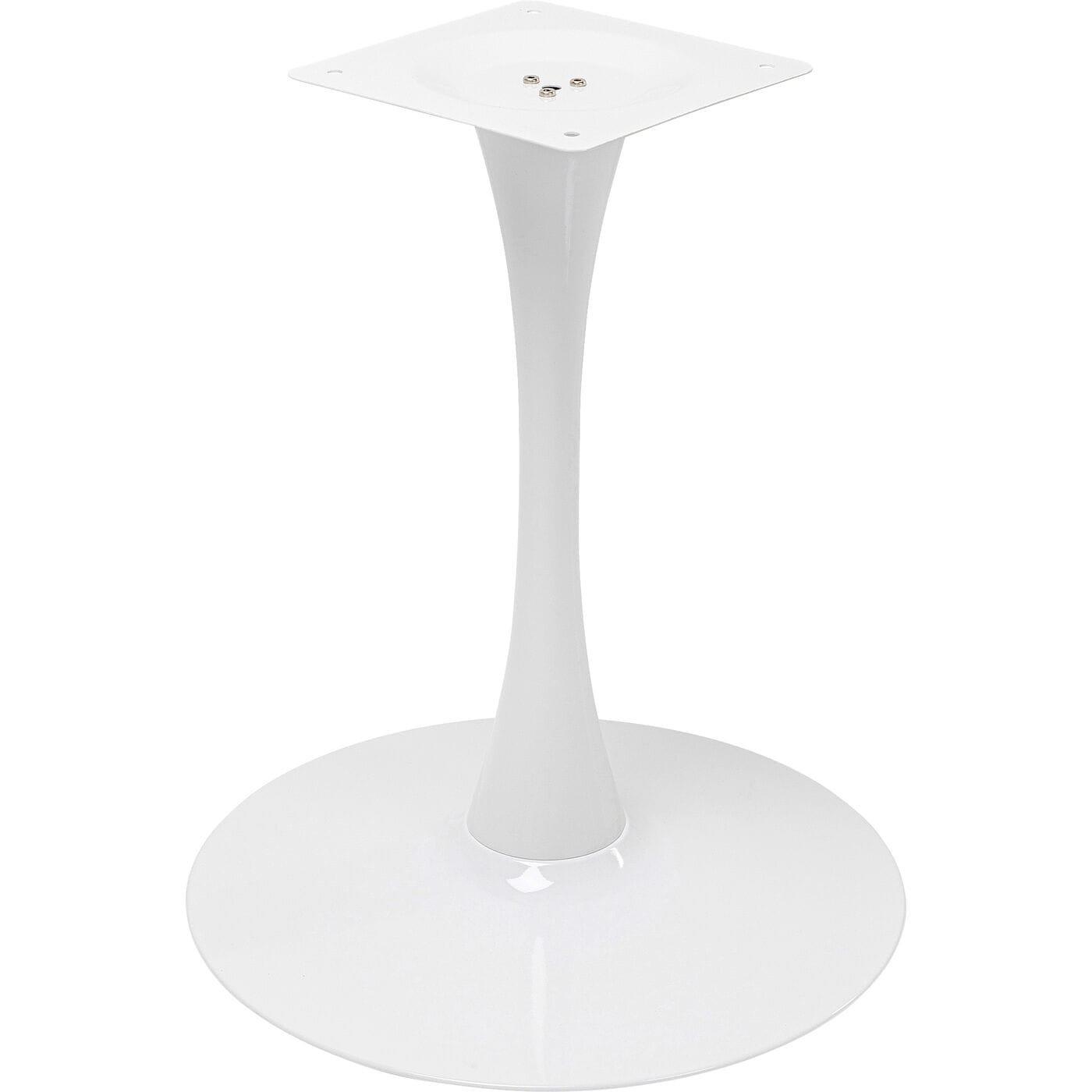 KARE Design Struttura tavolo Schickeria bianco tondo 110  