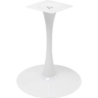 KARE Design Struttura tavolo Schickeria bianco tondo 110  