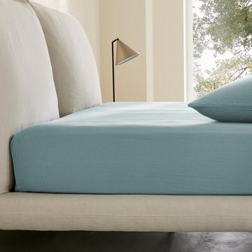Drap-housse gaze de coton biologique