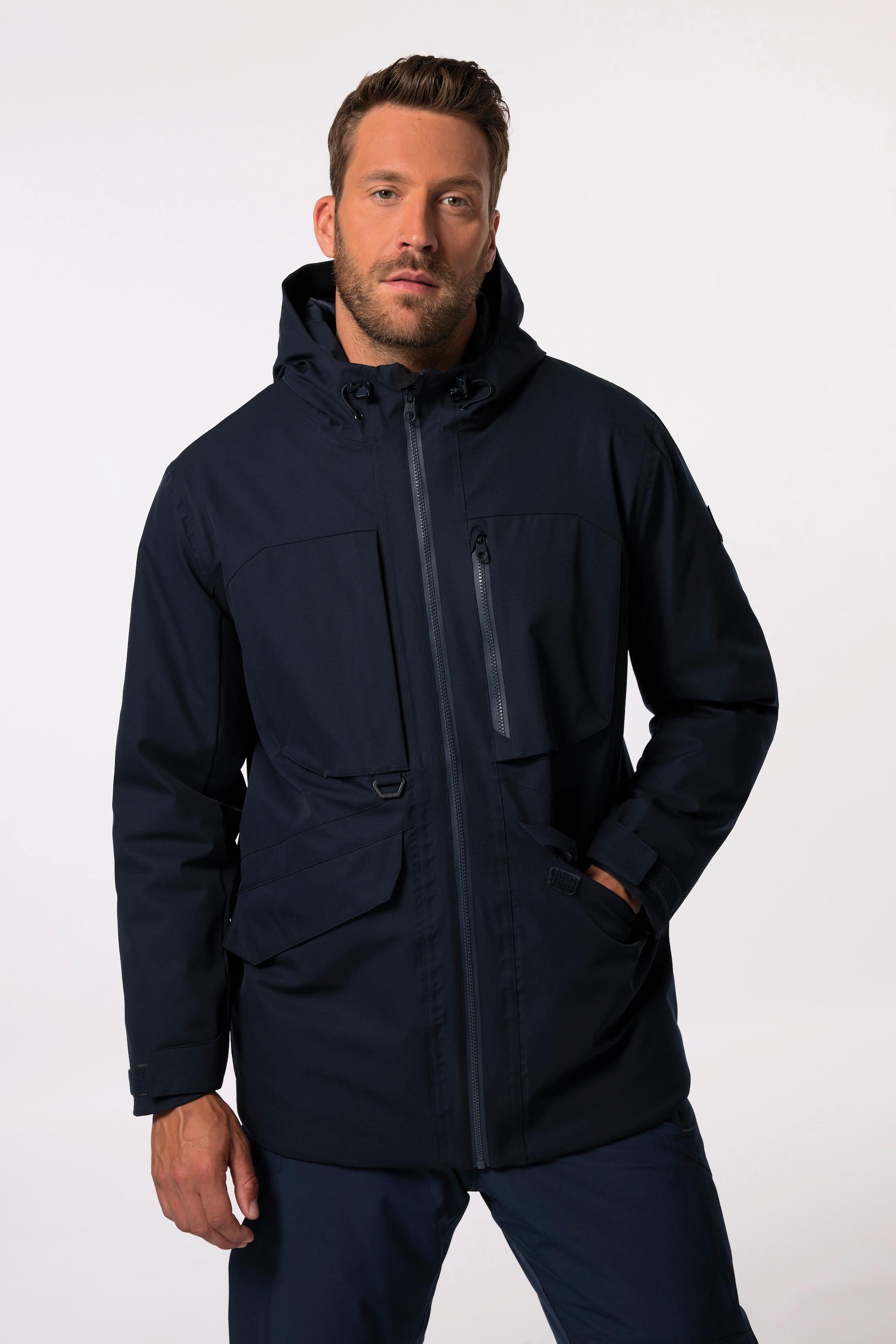 JP1880 Ski-Jacke mit Reflektor-Detail Kapuze  