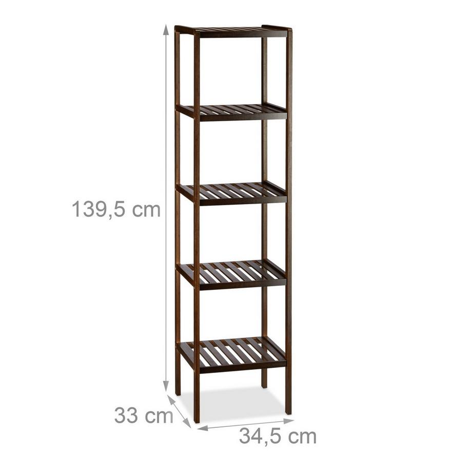 Northix Badezimmerregal Bambus  