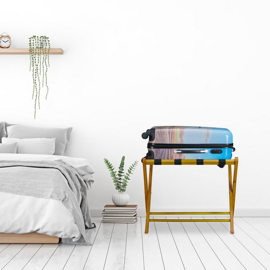 B2X  Support de valise pliable en bois 