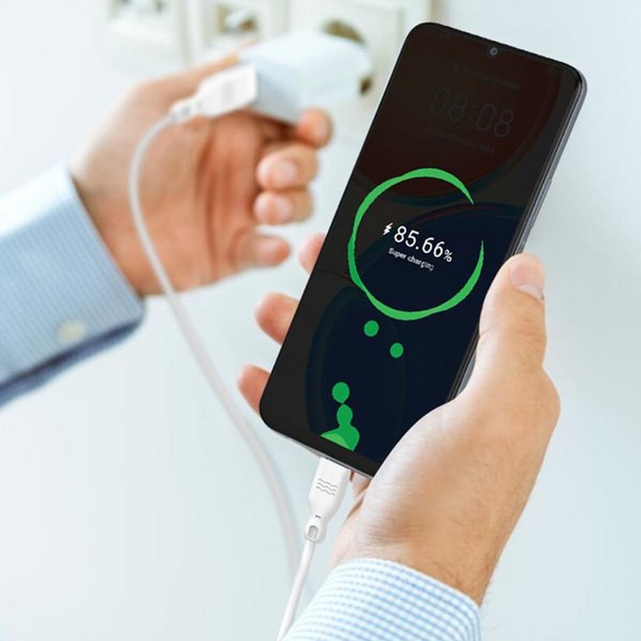 Just green  Cavo USB / USB-C 1,2m Just Green Bianco 