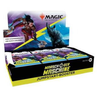 Wizards of the Coast  Marsch der Maschine Jumpstart Booster Display (18) - Magic the Gathering - DE 