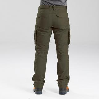 FORCLAZ  Pantaloni cargo uomo backpacking travel 100 cotone 