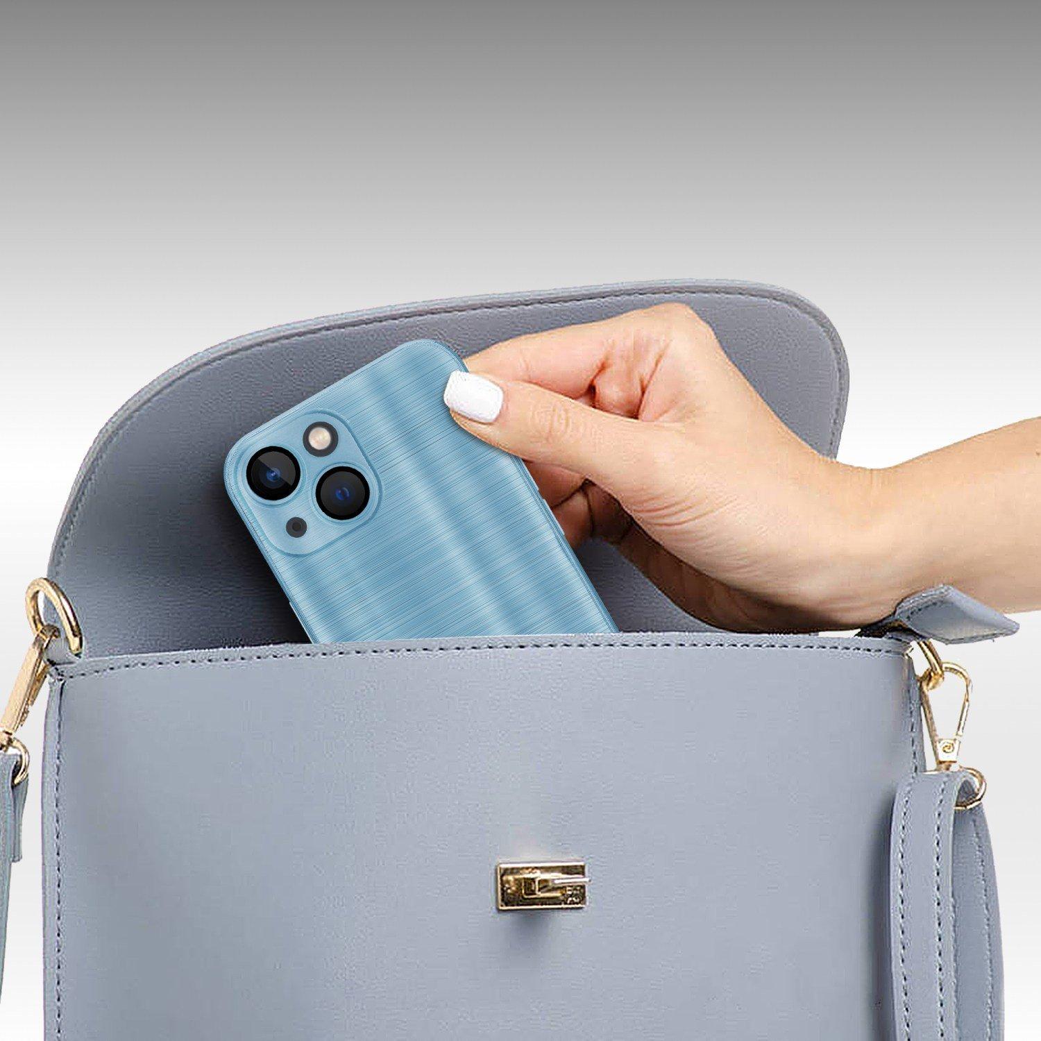 Cadorabo  Hülle für Apple iPhone 14 im Brushed Design 