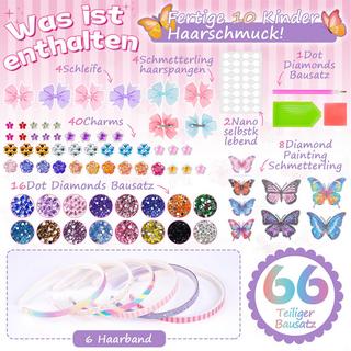 Activity-board  Diamantmalerei Kinder | Bastelset Kinder | Geburtstagsgeschenke Haarband 