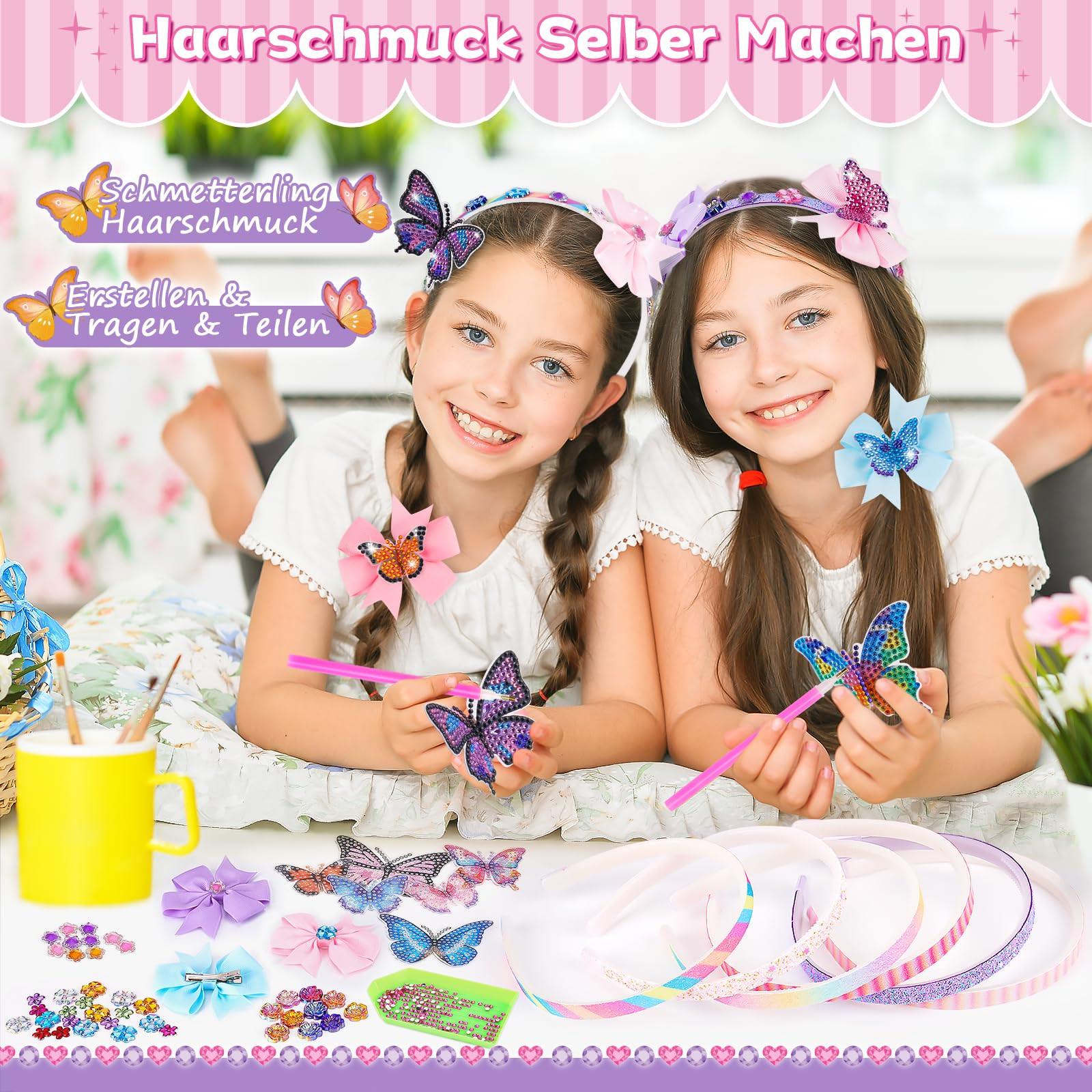 Activity-board  Diamantmalerei Kinder | Bastelset Kinder | Geburtstagsgeschenke Haarband 