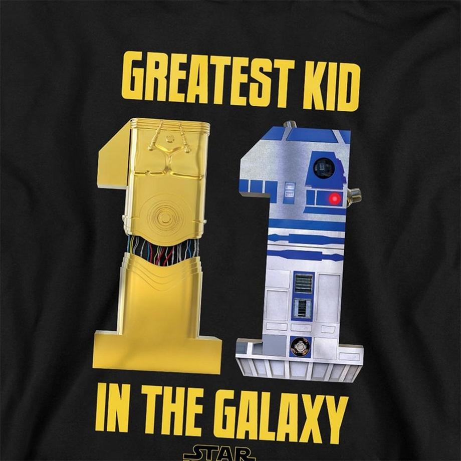 STAR WARS  Greatest Kid In The Galaxy Felpa Con Cappuccio C3po R2d2 