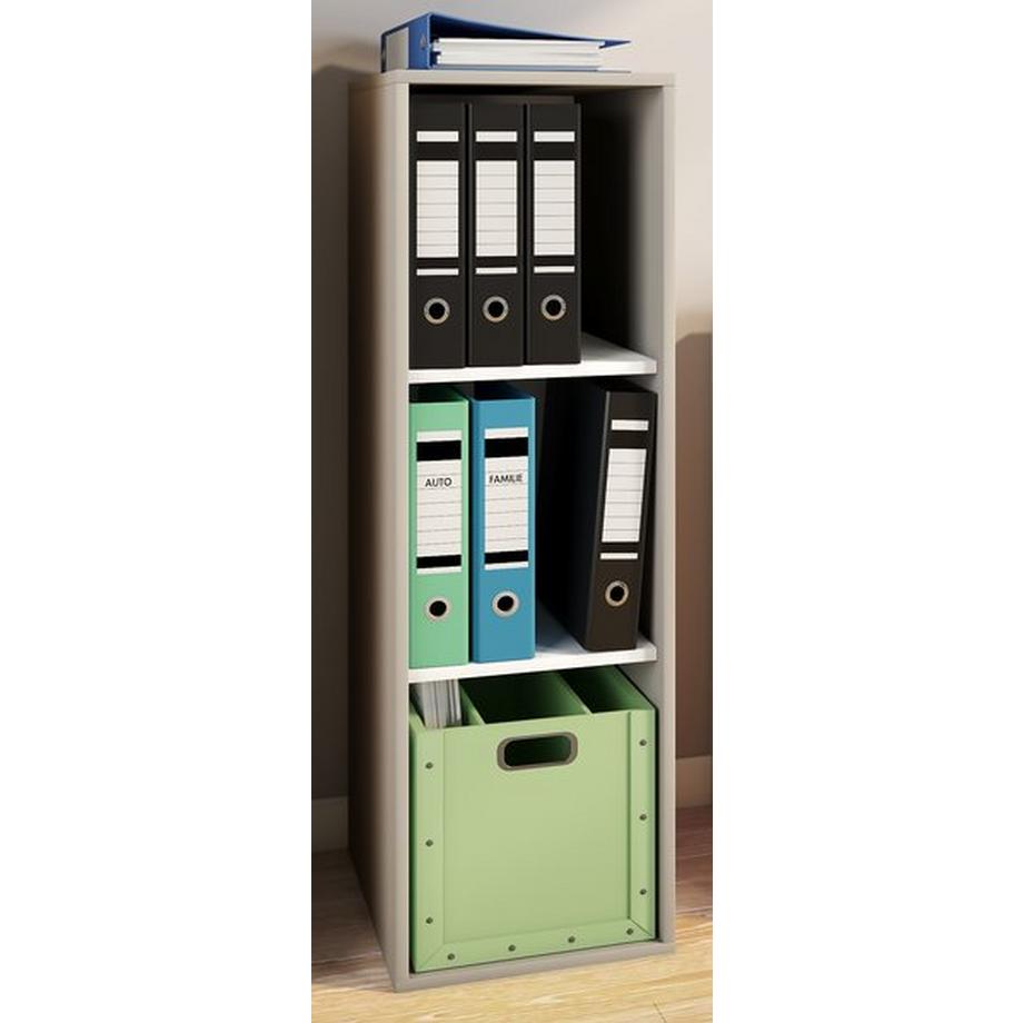 VCM Holz Büro Stand Regal Bücher Ordner Aktenregal Ordnerregal Bücherregal Lona l 3f  