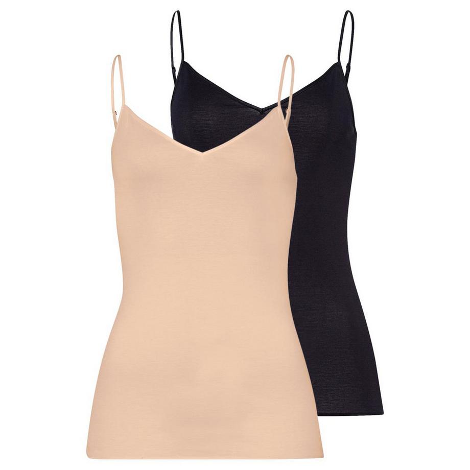 2er Pack Cotton Seamless - Spaghetti Top