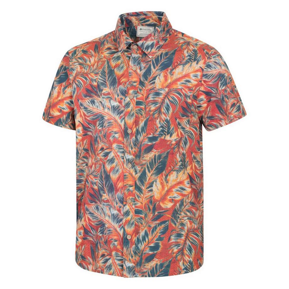 Mountain Warehouse  Chemise Manches Courtes Motiftyle Feuilles Tropicales 