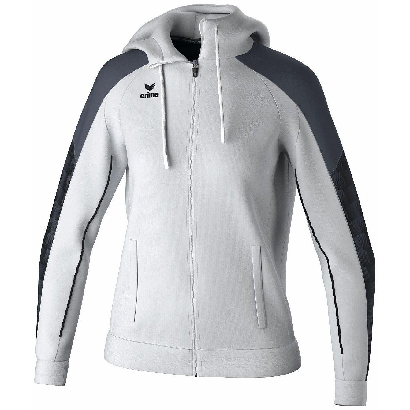 Erima  sweatjacke mit kapuze, damen evo star 