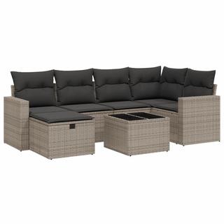 VidaXL set divano da giardino Polirattan  