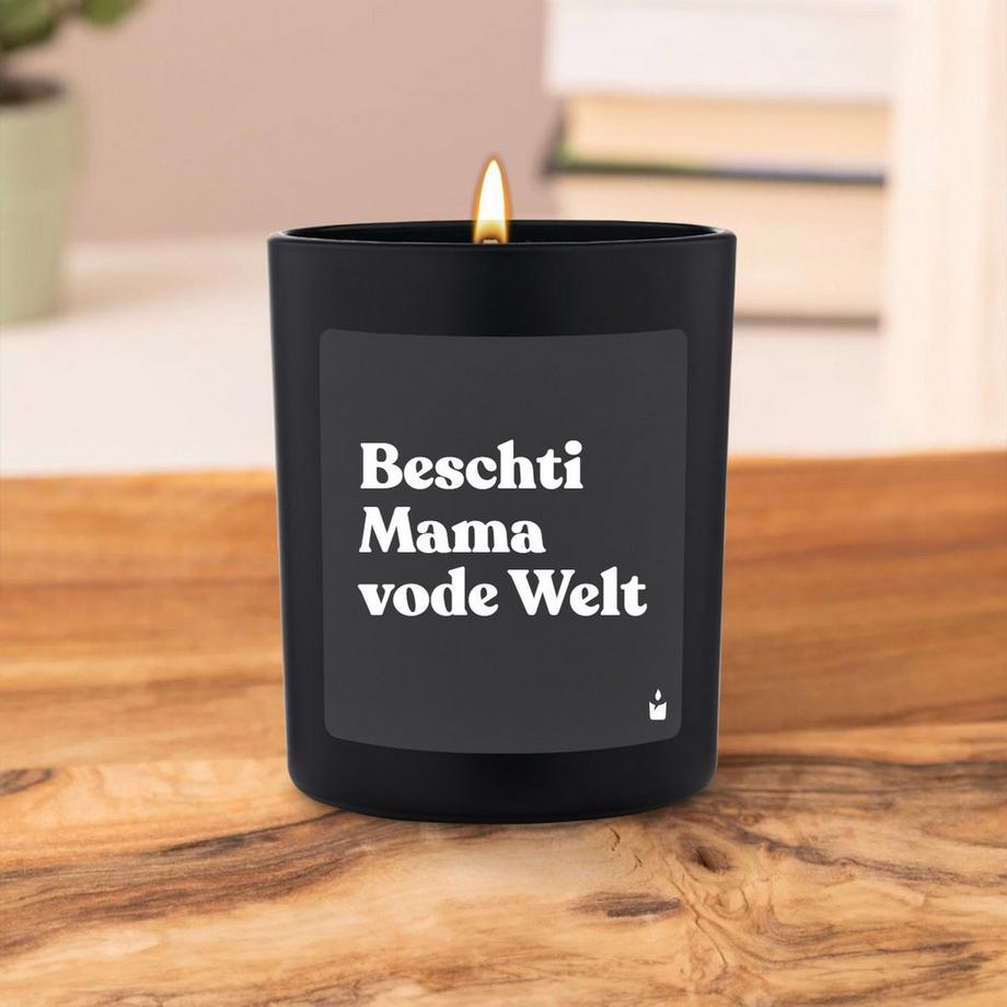 CandleHand Duftkerze Flowery Beschti Mama vode Welt  