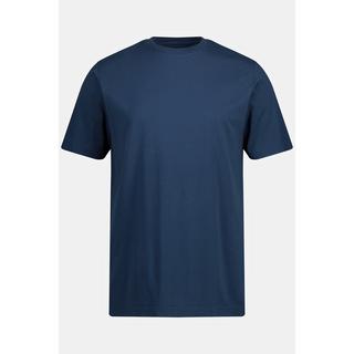 JP1880  T-shirt Basic en coton peigné, col rond mer profonde bleu 