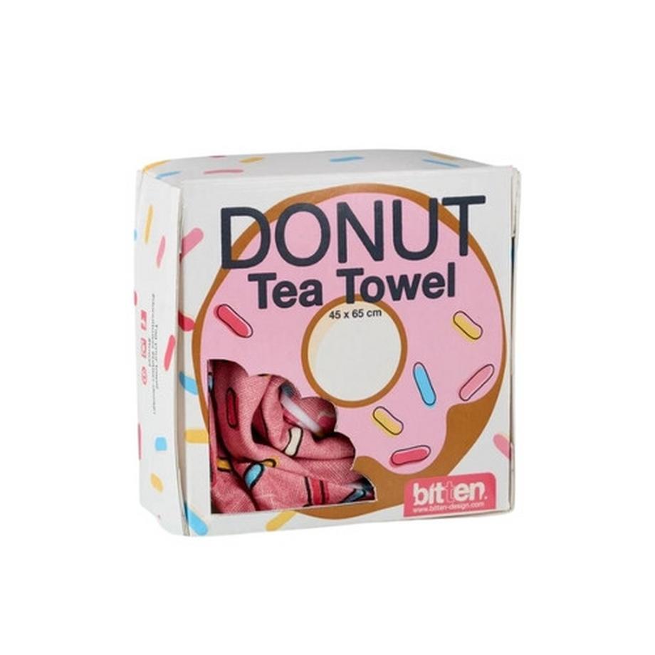 Bitten  Donut Küchentuch 