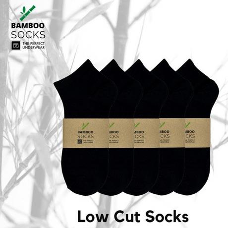 The Perfect Underwear  Bambus Socken low-cut, noir (5 Paar pro Pack), Größe XL 