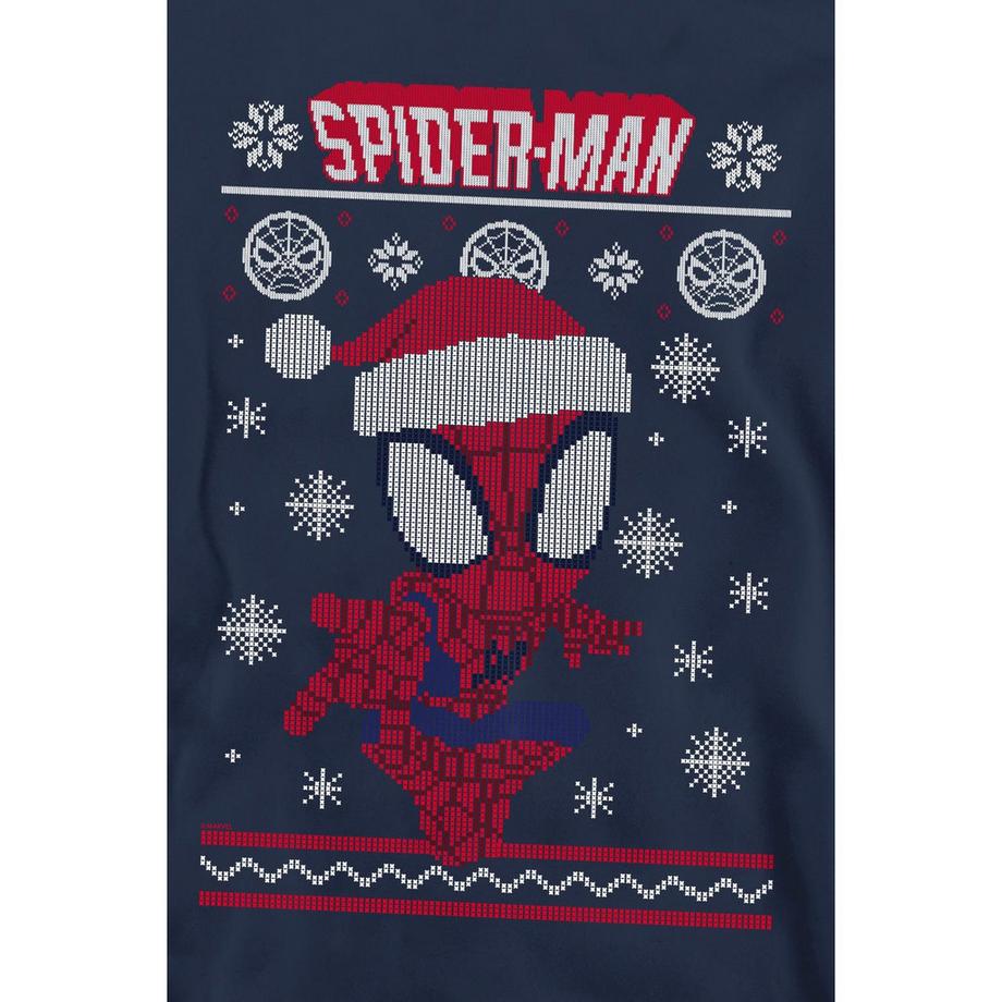 Spider-Man Christmas Sweatshirt Col Rond  