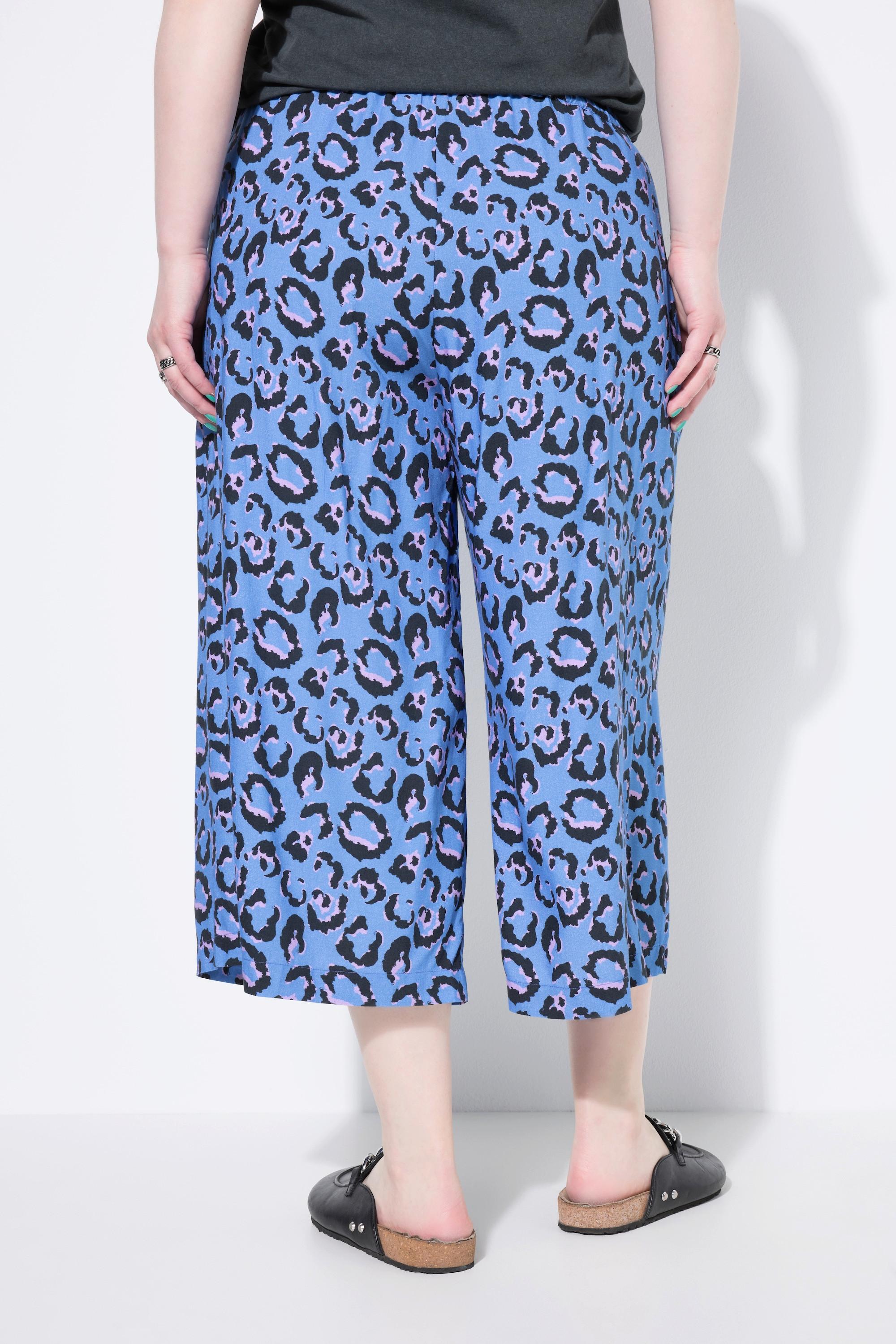 Studio Untold Jupe-culotte Jambe Large Imprimé Léopard  